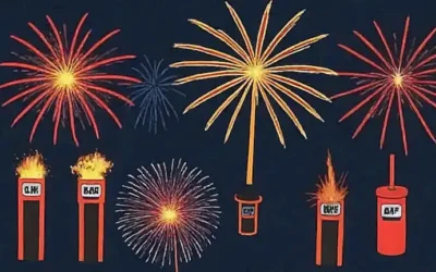 **Los fuegos artificiales