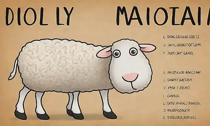 La oveja Dolly, un caso singular en la clonación animal