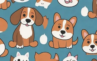 Un estampado de perro con galletas para mascotas de ingredientes caseros