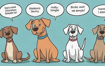 Visualización de perros temblando