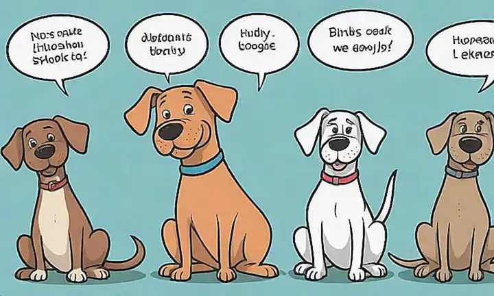 Visualización de perros temblando