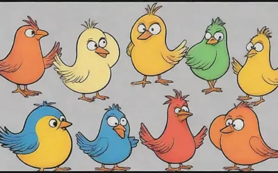Las aves divertidas y la trivia! (Engaging and funny birds and trivia!)