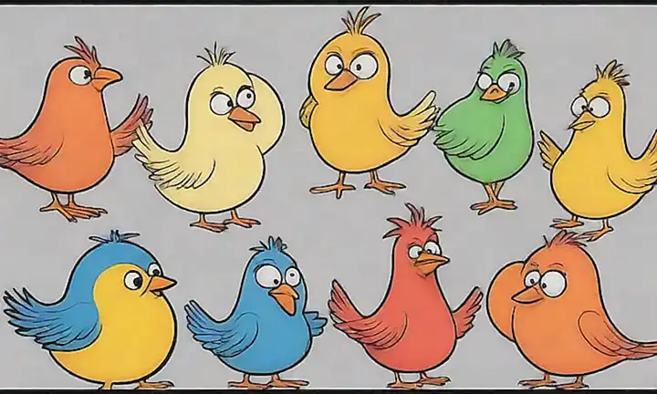 Las aves divertidas y la trivia! (Engaging and funny birds and trivia!)
