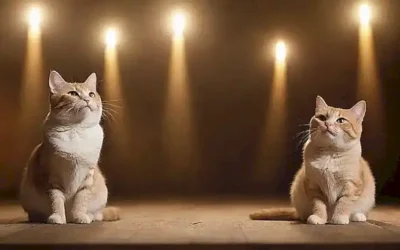 Dos gatitos alcanzan el éxito
