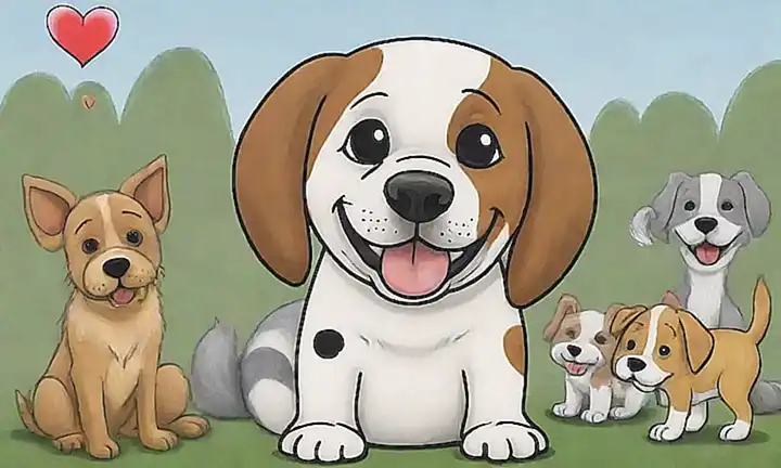 Los perros les encanta tocar puntos suaves y les gusta jugar en zonas sin rascar.    **Translation:** Dogs love touching soft spots and like to play in no-scratch areas.   (You did say one! sentence