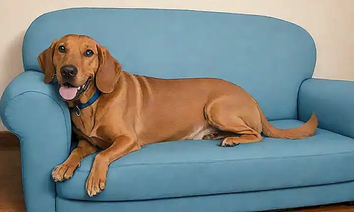 **Instrucciones de entrenamiento de perro, reubicación del sofá.**