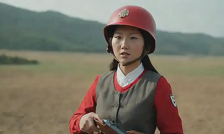 ¡Una yegua koreana orgullosa luchando por la libertad de su país!