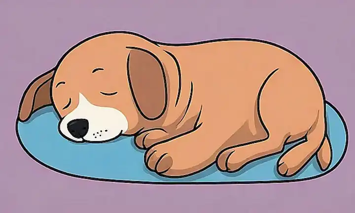 Los perros durmiendo