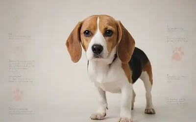 **Presenta ilustraciones de beagle