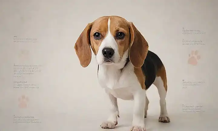**Presenta ilustraciones de beagle