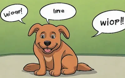 Los efectos sonoras imitan el ladrido de perros para advertirles de los estímulos nocivos.  Lets break down the translation to make it clearer: * **Los efectos sonoras imitan el ladrido de perros** means The sounds imitate dog barks. *  **para advertirles de los estímulos nocivos** means to warn them of harmful stimuli. * ** ... y su evitación se enfatiza** means ...and their avoidance is emphasized (this acts as a complete sentence on its own).So