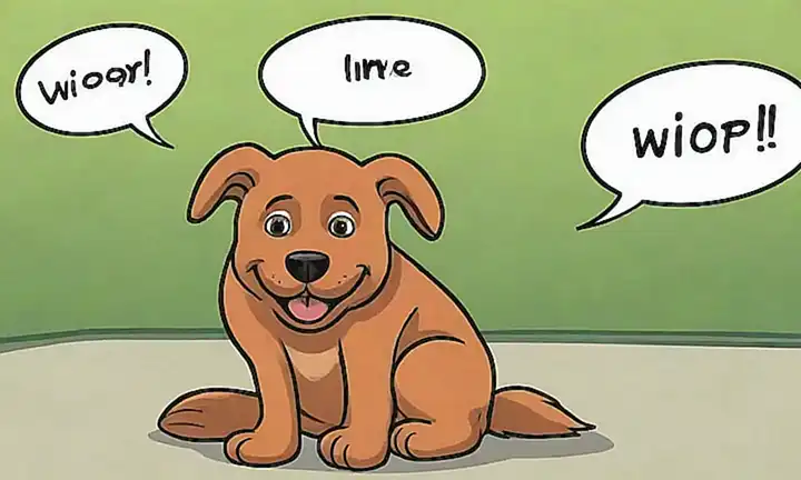 Los efectos sonoras imitan el ladrido de perros para advertirles de los estímulos nocivos.  Lets break down the translation to make it clearer: * **Los efectos sonoras imitan el ladrido de perros** means The sounds imitate dog barks. *  **para advertirles de los estímulos nocivos** means to warn them of harmful stimuli. * ** ... y su evitación se enfatiza** means ...and their avoidance is emphasized (this acts as a complete sentence on its own).So