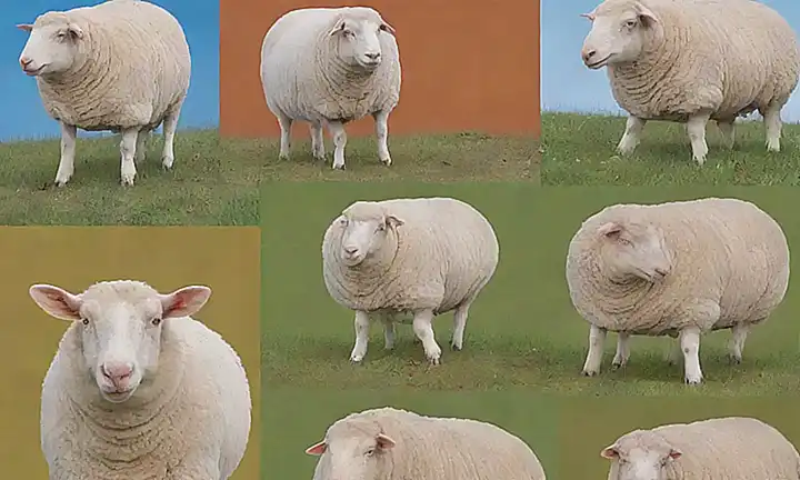collage con ovejas y técnicas de manipulación genética