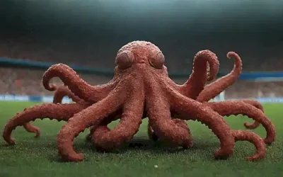 Los octopios ilustran la historia de la profecía del Mundial de fútbol de Paul El Pulpos