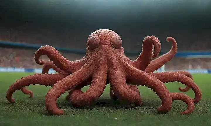 Los octopios ilustran la historia de la profecía del Mundial de fútbol de Paul El Pulpos