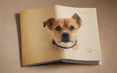Páginas sobre perros con huellas o diseños de cachorros.  Please note that there are multiple ways to simplify this information. This is just one example -  there might be more succinct ways depending on context