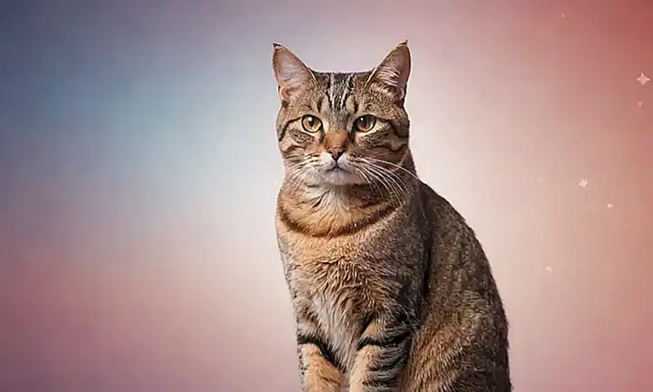Ilustraciones del gato con artritis explicando las causas y tratamientos sobre un fondo de estrellas