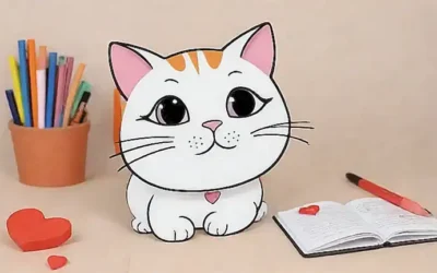 Un gato enamorado con guía amorosa