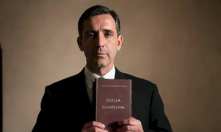 Un pastor austero se refleja en la sombra