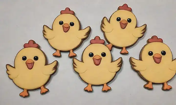 Picadas de pollo con forma de gatito