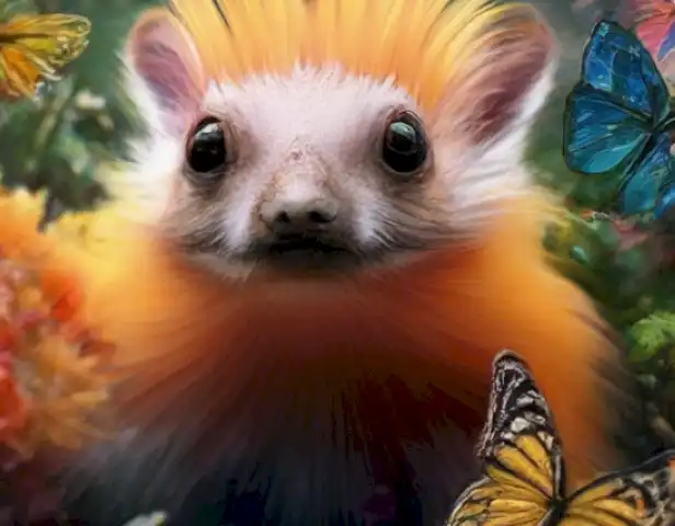 Picture a vibrant and colorful magazine spread featuring stunning images of animals from around the world.