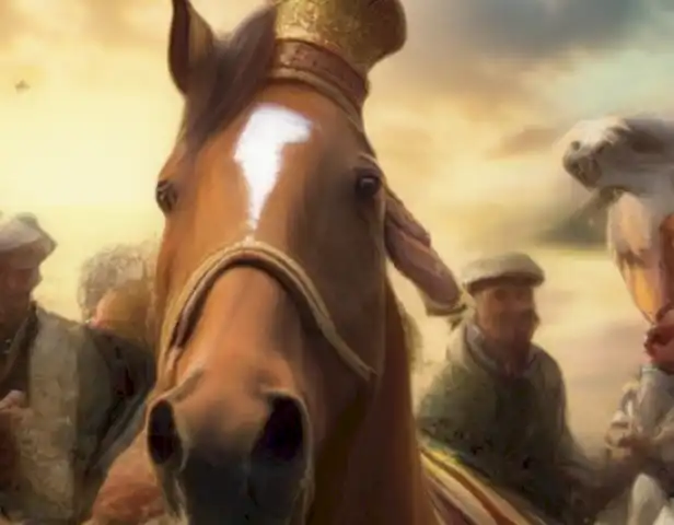 Image should provide an illustrative representation of the causes and consequences of razas de caballos phenomenon.